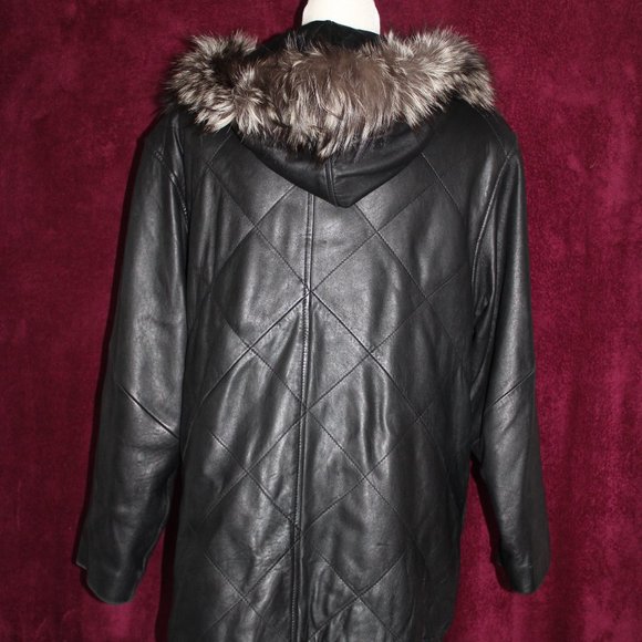#189 Leather /fox fur - Picture 3 of 5